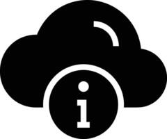 Cloud icon symbol image. Illustration of the hosting storage vector