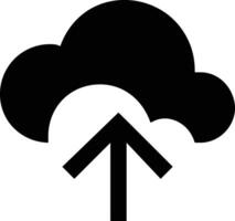 Cloud icon symbol image. Illustration of the hosting storage vector