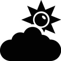 Cloud icon symbol image. Illustration of the hosting storage vector