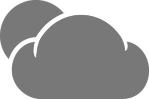 Cloud icon symbol image. Illustration of the hosting storage vector