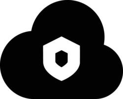 Cloud icon symbol image. Illustration of the hosting storage vector