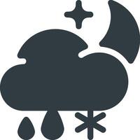 Cloud icon symbol image. Illustration of the hosting storage vector