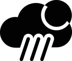 Cloud icon symbol image. Illustration of the hosting storage vector
