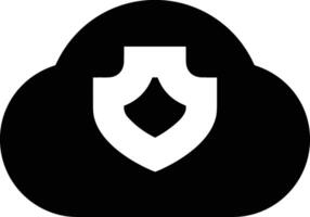 Cloud icon symbol image. Illustration of the hosting storage vector