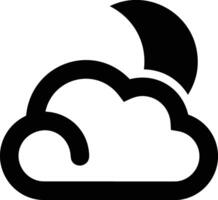 Cloud icon symbol image. Illustration of the hosting storage vector