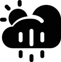 Cloud icon symbol image. Illustration of the hosting storage vector