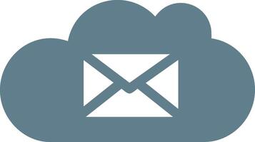 Cloud icon symbol image. Illustration of the hosting storage vector