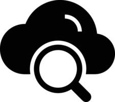 Cloud icon symbol image. Illustration of the hosting storage vector