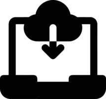 Cloud icon symbol image. Illustration of the hosting storage vector