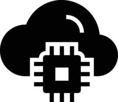 Cloud icon symbol image. Illustration of the hosting storage vector