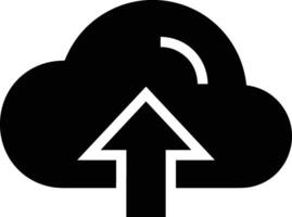 Cloud icon symbol image. Illustration of the hosting storage vector