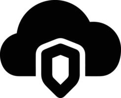 Cloud icon symbol image. Illustration of the hosting storage vector