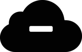 Cloud icon symbol image. Illustration of the hosting storage vector