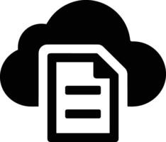 Cloud icon symbol image. Illustration of the hosting storage vector