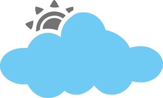 Cloud icon symbol image. Illustration of the hosting storage vector