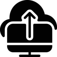 Cloud icon symbol image. Illustration of the hosting storage vector