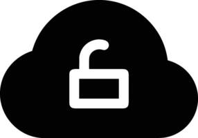 Cloud icon symbol image. Illustration of the hosting storage vector