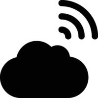 Cloud icon symbol image. Illustration of the hosting storage vector