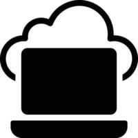 Cloud icon symbol image. Illustration of the hosting storage vector