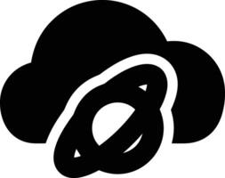 Cloud icon symbol image. Illustration of the hosting storage vector