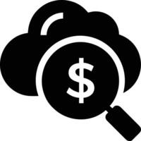 Cloud icon symbol image. Illustration of the hosting storage vector