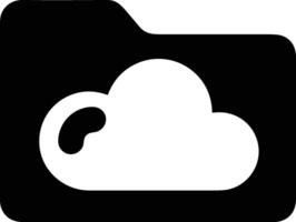 Cloud icon symbol image. Illustration of the hosting storage vector