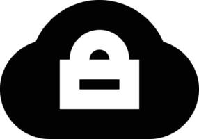 Cloud icon symbol image. Illustration of the hosting storage vector