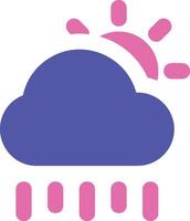 Cloud icon symbol image. Illustration of the hosting storage vector