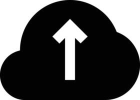 Cloud icon symbol image. Illustration of the hosting storage vector