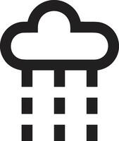 Cloud icon symbol image. Illustration of the hosting storage vector