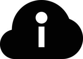 Cloud icon symbol image. Illustration of the hosting storage vector