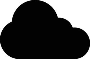 Cloud icon symbol image. Illustration of the hosting storage vector