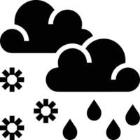 Cloud icon symbol image. Illustration of the hosting storage vector