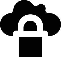 Cloud icon symbol image. Illustration of the hosting storage vector