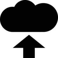 Cloud icon symbol image. Illustration of the hosting storage vector