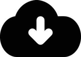 Cloud icon symbol image. Illustration of the hosting storage vector