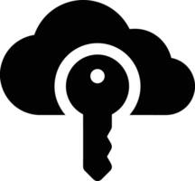 Cloud icon symbol image. Illustration of the hosting storage vector