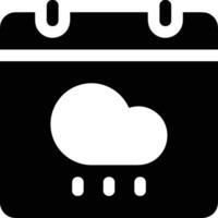 Cloud icon symbol image. Illustration of the hosting storage vector