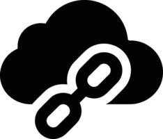 Cloud icon symbol image. Illustration of the hosting storage vector