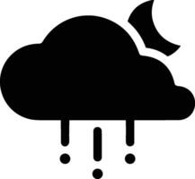 Cloud icon symbol image. Illustration of the hosting storage vector