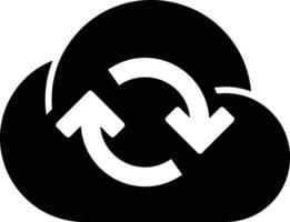 Cloud icon symbol image. Illustration of the hosting storage vector