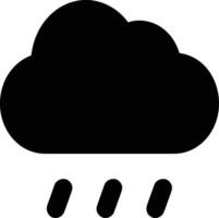 Cloud icon symbol image. Illustration of the hosting storage vector