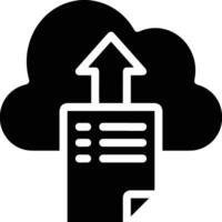 Cloud icon symbol image. Illustration of the hosting storage vector