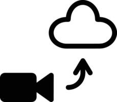 Cloud icon symbol image. Illustration of the hosting storage vector