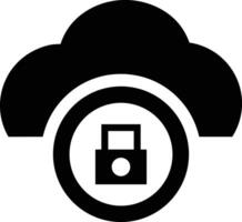 Cloud icon symbol image. Illustration of the hosting storage vector