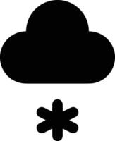 Cloud icon symbol image. Illustration of the hosting storage vector