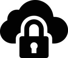 Cloud icon symbol image. Illustration of the hosting storage vector