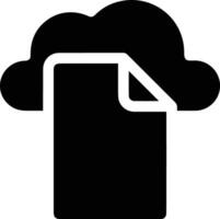 Cloud icon symbol image. Illustration of the hosting storage vector