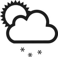 Cloud icon symbol image. Illustration of the hosting storage vector