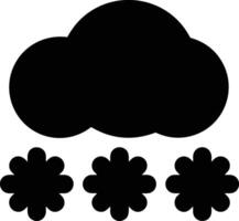 Cloud icon symbol image. Illustration of the hosting storage vector